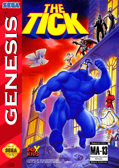 The Tick box art for Sega Genesis